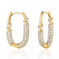 thumbnail image 1 of Aretes Xtellar Pendientes O Dorados Con Brillantes, 1 of 4