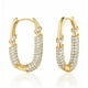 thumbnail image 1 of Aretes Xtellar Pendientes O Dorados Con Brillantes, 1 of 4