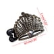 thumbnail image 3 of Xihbxyly Pinza para El Cabello de Aleación, Elegante Accesorio para Cola de Caballo con Perlas, Cómoda Horquilla de Metal, Elegante Diseño con Flecos, Perfecta para Fiestas y Eventos Diarios, Un Artí, 3 of 3