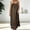 Coffee, variant on Sundress Solid Sling Ruched Mid Length Loose Beach Cover Up Pocket Summer Vacation Wear