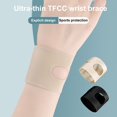 thumbnail image 3 of Ettsollp Wrist Brace with Fastener Tape Super Soft Ultra-Thin Breathable Carpal Tunnel Pain Relief Wrist Support Wrap, 3 of 8