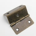 thumbnail image 6 of 20pcs Retro Iron Cabinet Door Triple Folding Hinges Furniture Tool No Screw Needed, 6 of 10