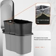 thumbnail image 4 of Dalazy Hide Garbage Bag With Style Sleek Trash Can For Bedroom Or Bathroom Inner Basket Kitchen Luxury Retro Green, 4 of 6