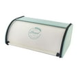 thumbnail image 3 of Caja de pan de hierro, caja sellada, caja de pan, caja de pastelería, contenedor de almacenamiento de cocina para Blanco Verde L, 3 of 9