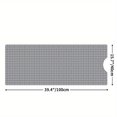 thumbnail image 3 of 1pc Extra Long Bathtub Mats, Non-Slip Shower Mat With Suction Cups And Drain Holes, Machine Washable Bathroom Mat, 15.7" X 39.4", Bathroom Accessories, 3 of 4