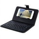 thumbnail image 1 of Teclado Bluetooth + funda de cuero para teléfono móvil + cable de datos negro - cubierta de teclado inalámbrico Adepaton LN-2540, 1 of 5