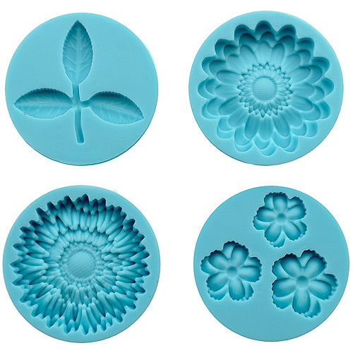 Martha Stewart Crafter's Clay Silicone Molds, 4/Pkg - Walmart.com ...