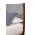 thumbnail image 3 of Alpine Furniture Flynn Mid Century Modern Two Tone Queen Panel Bed, Acorn/Grey, 3 of 7