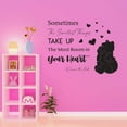 thumbnail image 3 of Most Room in Your Heart Cute Nursery Baby Happiness Quote Wall Decal Wall Art Sticker Designs Vinyl Stickers For Home House Walls Rooms Windows Bedroom Decoration Size (12x12 inch), 3 of 3