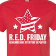thumbnail image 4 of Inktastic Red Friday Remembering Everyone Deployed with Red American Flag T-Shirt, 4 of 5