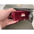 thumbnail image 4 of Claret Joyero de viaje pequeño de terciopelo, organizador para anillos, pendientes, collares (clarete), 4 of 5