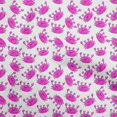 thumbnail image 1 of oneOone Viscose Jersey Fuschia Pink Fabric Kids Crab Craft Projects Decor Fabric Printed By The Yard 60 Inch Wide, 1 of 4