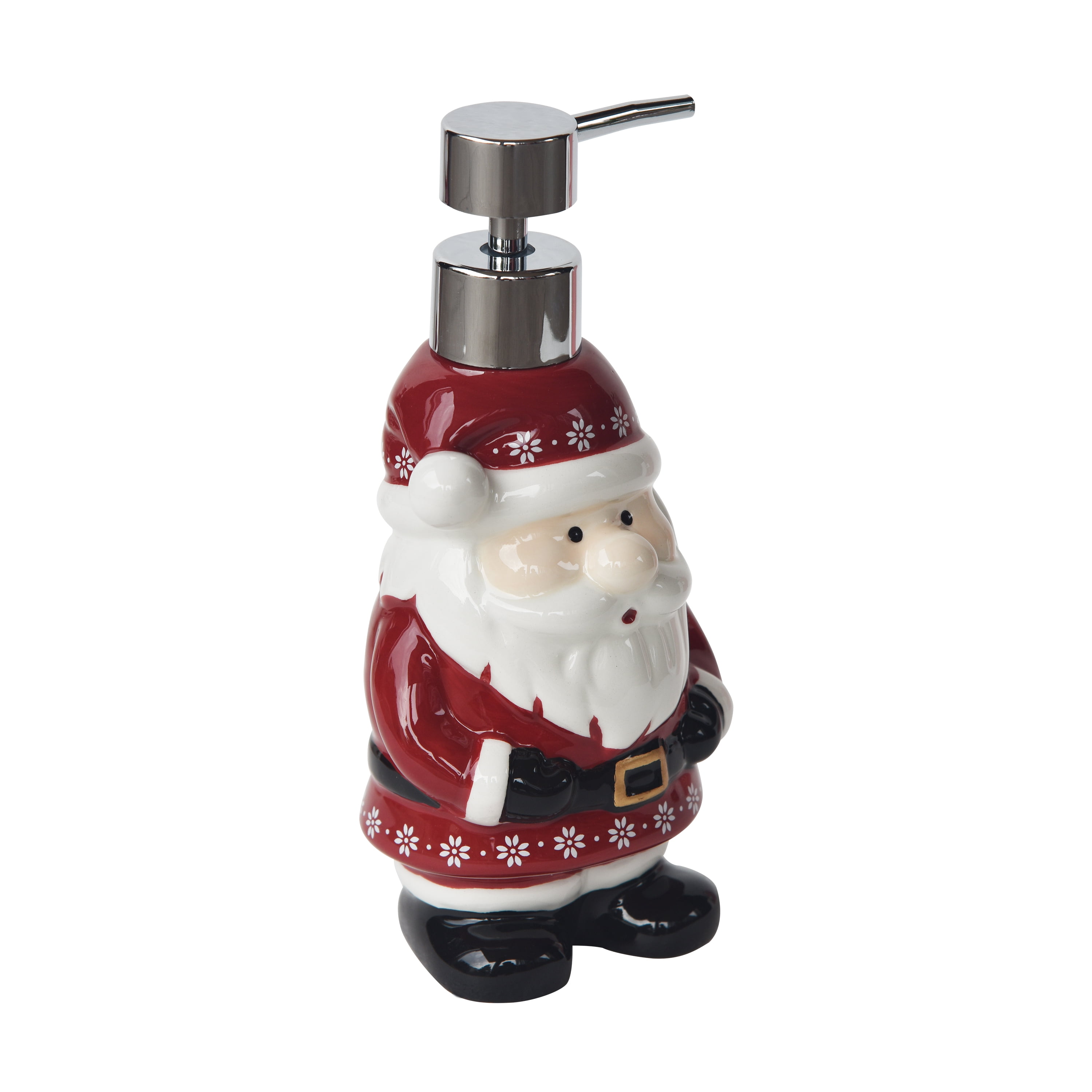 Santa Christmas Ceramic Soap Dispenser