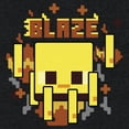 thumbnail image 2 of Men's Minecraft Blaze Badge  Graphic T-Shirt, 2 of 5