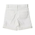 thumbnail image 6 of CULTURA AZURE  Toddler Boy's Roll-Up Denim Shorts 2-Pack, Dark Blue/White, 2T, 6 of 8