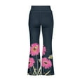 thumbnail image 5 of DISNIMO Pink Daisy Leggings for Girls Size 11-12 Kids Bell Bottoms Leggings with Pockets for Girls Flare Leggings Long Length Kids Cute High Waisted Flared Leggings Kids Flare Pants, 5 of 7