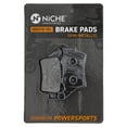 thumbnail image 3 of Niche Complete Semi-Metallic Brake Pad Set for KTM BMW F800GS Motorcycle MK1002635, 3 of 9