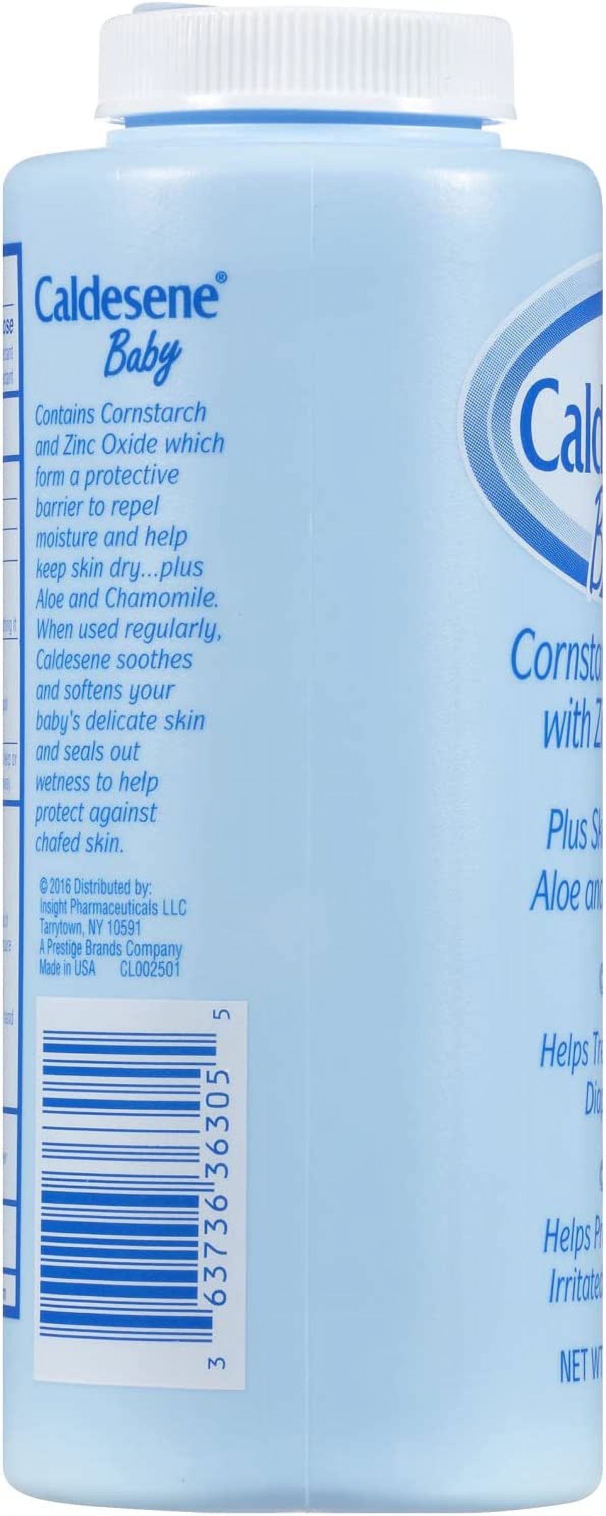 Caldesene Baby Cornstarch Powder With Zinc Oxide 5 oz (Pack of 10)