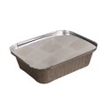 thumbnail image 2 of Sonceds 10pcs Rectangle Shaped Disposable Aluminum Foil Pan Take-out Food Containers with Aluminum Lids/Without Lid, 2 of 7