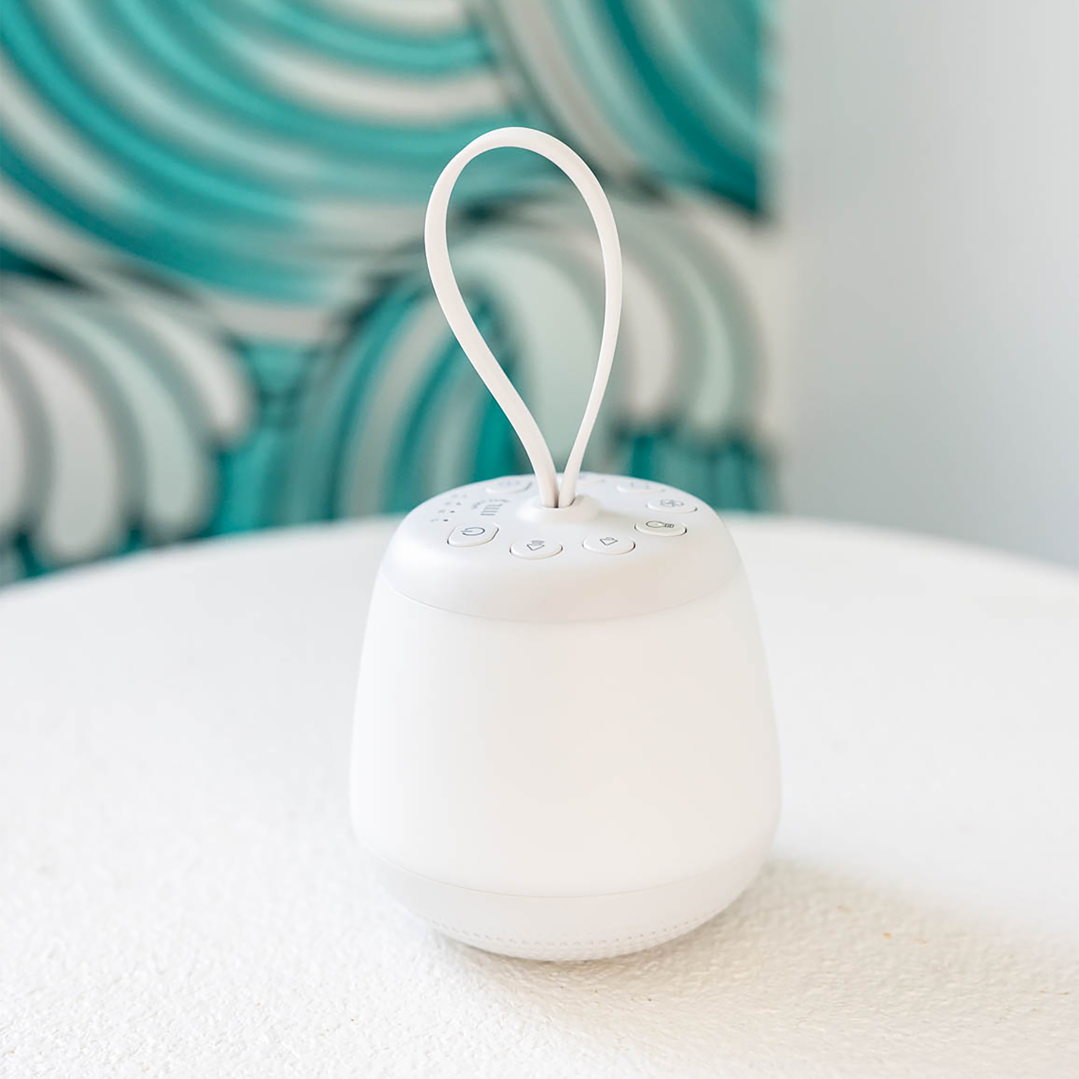 The Midwife Mumma Portable Baby Sound Machine with Red Night Light and Noise Machine for Baby Sleeping with Soothing Sounds and Timer