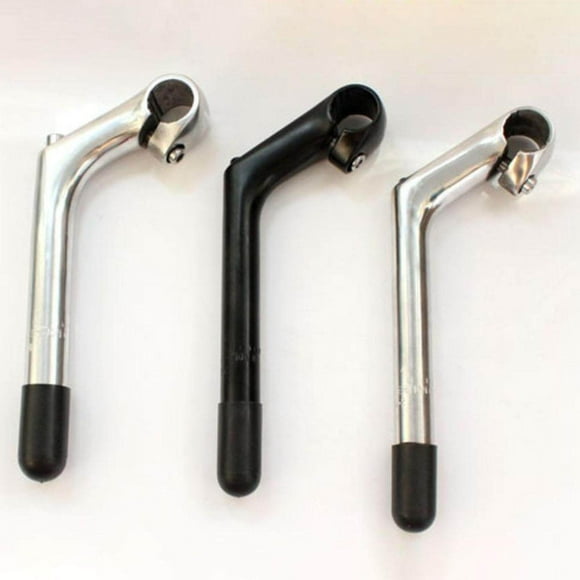 Handle Bar Stem 22.2mm Frame bike Bicycle stem beach beach 22.2mm 80mm retro bike cruiser Gooseneck Riser Stem for Comfort Bikes black