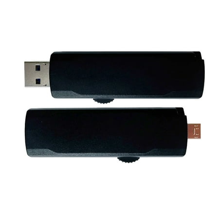 Centon 16 GB DataStick Pro USB 3.0 Type A USB 3.0 Type C On-The-Go Flash Drive - 32 GB - USB 3.0 Type A, USB 3.0 Type C - Black - 5 Year Warranty