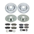 thumbnail image 2 of PowerStop Front and Rear Z23 Evolution Sport Carbon-Fiber Ceramic Brake Pad and Drilled & Slotted Rotor Kit Fits: MAZDA Select Models K8917, 2 of 7