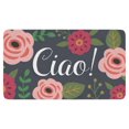thumbnail image 1 of Floral Welcome Home Doormat Charming Indoor/Outdoor Decor, Non-Slip and Reusable – Perfect Size at 17x30 Inch, 1 of 6