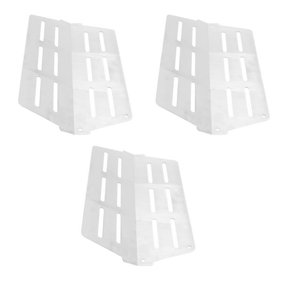 Heat Plate Cover, Stainless Steel Rust Resistance Gas Grill Heat Plate Hard Wearing Smoothly For Barbecue Party