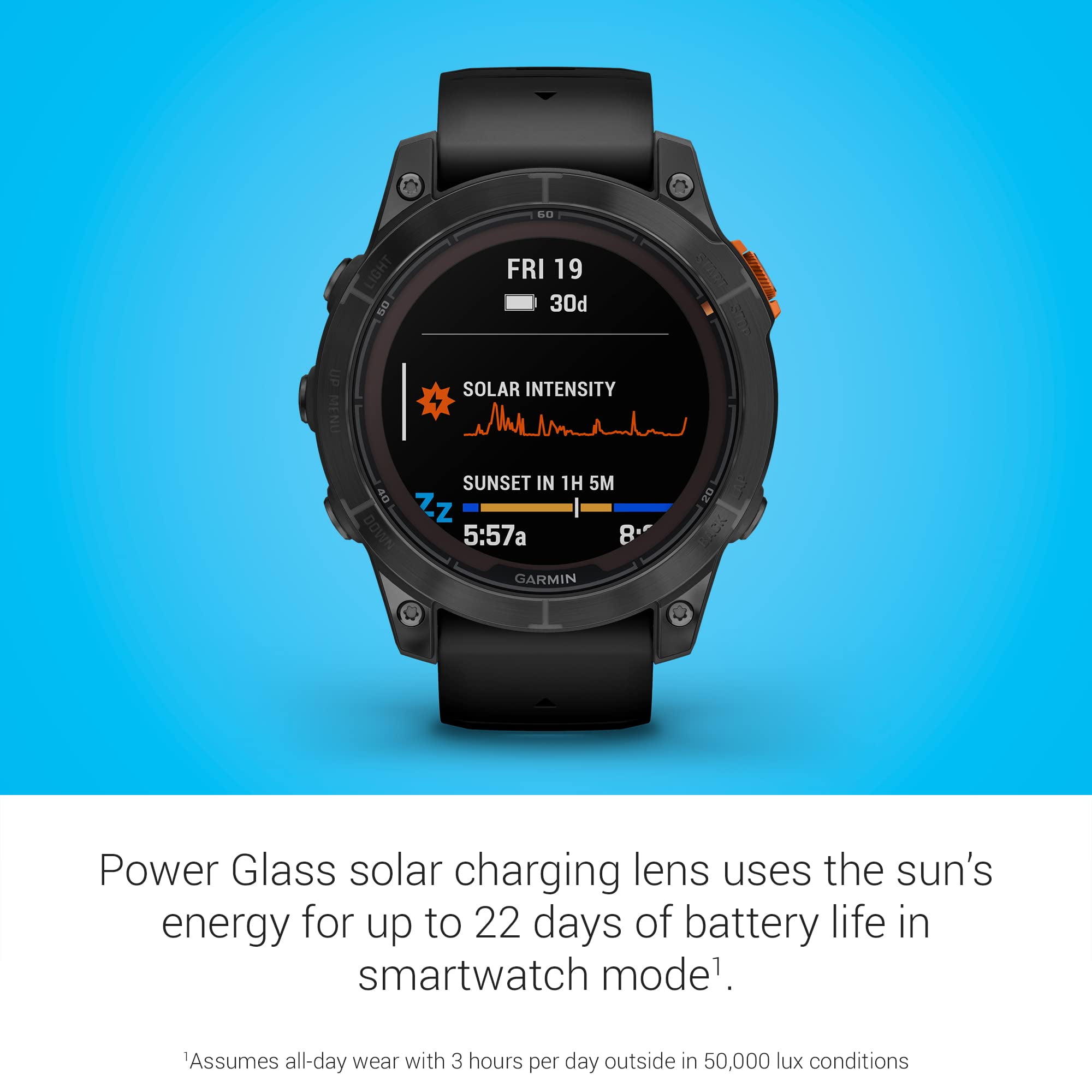 Garmin fēnix 7X Pro Sapphire Solar, Multisport GPS Smartwatch