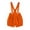 Orange, variant on Girls Overalls Shorts with Adjustable Strap and Pockets Playground Ready Summer Casual Wear for Easy Move 120 Size Red