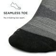 thumbnail image 3 of Feetures Elite Max Cushion Quarter Sock- Athletic Running Socks for Men & Women, Targeted Compression, Moisture Wicking - M, Gray (1 Pair), 3 of 6
