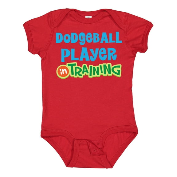 Inktastic Dodgeball Player in Training Boys or Girls Baby Bodysuit