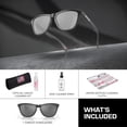 thumbnail image 3 of Oakley OO9013 Frogskins Square Shaped Polarized Sunglasses for Men - Includes Official Eyewear Kit - Matte Black Frame with Prizm Black Lens, 3 of 7