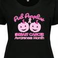 thumbnail image 4 of Inktastic Pink Pumpkins for Breast Cancer Awareness Women's Plus Size T-Shirt, 4 of 5
