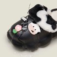 thumbnail image 2 of Pantufla Zapatillas de animales de dibujos animados con forro extraíble de dibujos animados para otoño invierno (negro 36-37) Wdftyju Tenis De Mujer Tenis De Hombre, 2 of 7