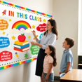 thumbnail image 2 of fafa-Welcome Back to School Bulletin Board Classroom Decorations Set - Motivational Bulletin Board Cutouts Decoration, Colorful Classroom Decor for Teachers Elementary Kindergarten Preschool, 2 of 4