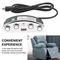 thumbnail image 3 of Electric Recliner Control Switch, ABS Dual Motor Electric Recliner Controller  for Electric Sofa, 3 of 7