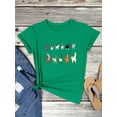 thumbnail image 7 of ZXSXSY Cute Cat Shirts for Women Graphic Tee Crew Neck Short Sleeve T-Shirts, 7 of 7