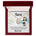 thumbnail image 1 of Simple Thank You Healthcare Medical Worker Nurse Appreciation Nurse Forever Necklace w Message Card, 1 of 8