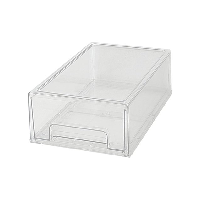 DOLITY Cosmetic Organiser Case Dustproof Snack Container Jewelry Cabinet Desktop Drawer Large