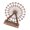 Red bronze, variant on MOMOJIA Artistic Collectible Zinc Alloy Rotating Ferris Wheel Model Landmark Building Ornament For Desktop Bookshelves Studios