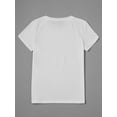 thumbnail image 3 of Women'S Casual Crew Neck T-Shirt, Saint Patrick'S Day Drawing Print, 100% Polyester Knit Fabric, Regular Length, All Seasons, 180g/m² - Festive Clothing, 3 of 7
