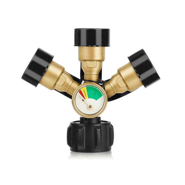 Symkmb 3 Way Propane Splitter 3 Y Propane Gas Splitter Adapter