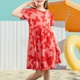 thumbnail image 7 of Penkiiy Floral Print Girls' Summer Dresses | Toddler to Kids Fashion | Playdate to Party Outfits, 7 of 7