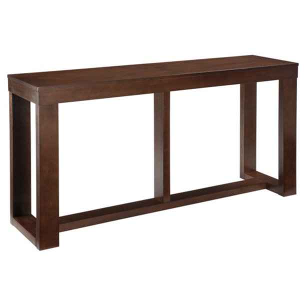 Signature Design By Ashley Watson Contemporary Sofa Table Dark Brown Com Signature Design By Ashley Watson, Contemporary Sofa Table With Stools