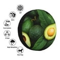 thumbnail image 4 of Gukieu Fresh Avocados Print Car Tire Cover, Adjustable Waterproof and Dustproof Tire Protection Cover, Suitable for SUV, Truck, Van-14 inch, 4 of 6