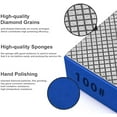 thumbnail image 2 of 1pcs Diamond Hand Polishing Pad 100# Diamond Polishing Pad, Foam Backing Sanding Block, Diamond Sanding Pad for Polishing Ceramic Tile Glass Wood Marble 100#, 2 of 5