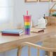 thumbnail image 5 of Tumbler with Removable Straw 24oz Double Wall Straw Tumbler, 5 of 5