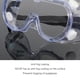 thumbnail image 5 of Gafas de seguridad antivaho resistente a impactos protección contra salpicaduras químicas, 5 of 7